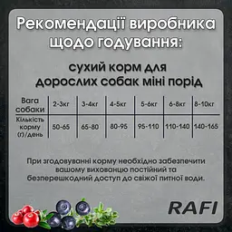 Сухий корм для дорослих собак малих порід Dolina Noteci Rafi Mini з яловичиною 3 кг - мініатюра 3