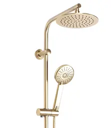 Душова система Rea Bliss brushed gold із термостатом REA-P8413, Золотий - мініатюра 2
