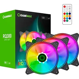Комплект вентиляторів GameMax 3*120мм RQ 300 (RQ 300) - мініатюра 7