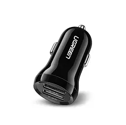 Автомобільний зарядний пристрій UGREEN ED018 Dual USB Car Charger (50875)