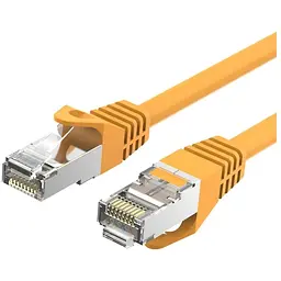 Патч-корд 8м, RJ-45 cat 6a S/FTP yellow Vention (VPC6SSTP-Y800)