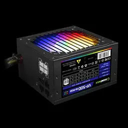 Блок живлення 500 Вт, VP-500 RGB, Black, напівмодульний GameMax teh0028889