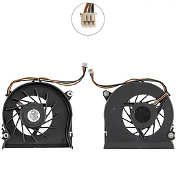 Вентилятор для ноутбука HP COMPAQ NX8220 (без кришки) NC8200 NW8200 DC5V 0.17A 3pin (PANASONIC UDQFRZR01C1N) (Кулер)
