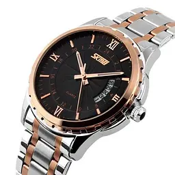 Наручний годинник чоловічий Skmei 9069 Rose Gold - Black, 9069TRGBK (12343) - мініатюра 2