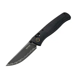 Ніж складаний туристичний SRM Medal 255L-MB3 (8.2 см) 140Cr / Micarta чорний - миниатюра 3