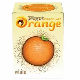 Шоколадный апельсин Terry's White Chocolate Orange Ball 147g - миниатюра 2