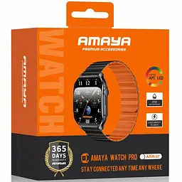 Смарт-годинник Amaya ASW-07 Smart sports watch (call version) Black - мініатюра 2