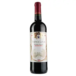 Вино Prince Louis Rouge Sweet, червоне, напівсолодке, 10,5%, 0,75 л (1312700)