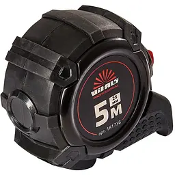 Рулетка Vitals Professional з нейлоновим покриттям автостоп 5 м х 25 мм (181736) - мініатюра 2