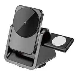 БЗП Wi-W018 3 in 1 Wireless Charger Grey Wiwu teh0029889