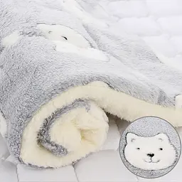 Плед для тварин Soft Pet Bed Cushion 70х90 см Grey Bear - мініатюра 2