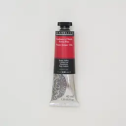 Олійна фарба Sennelier, 40 мл, професійна, S4, Кіновар червоний (Cinnabar red)