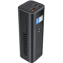 УМБ Choetech 27000mAh 140W PD5.0,QC3.0, USB-A, 2xUSB-C In/Out, TFT Display, black - мініатюра 2