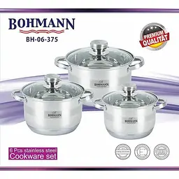 Набір посуду Bohmann BH 06-375 (6 предметів) - мініатюра 6