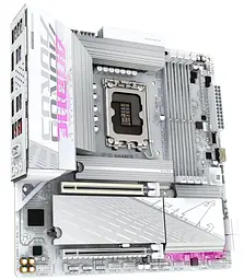 Материнська плата Gigabyte B860M AORUS ELITE WIFI6E ICE (B860M AORUS ELITE WIFI6E ICE) (Socket 1851, Intel B860, Micro-ATX) Б/в - мініатюра 3
