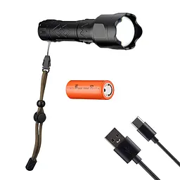 Ліхтарик Flashlight SY-2205 Type-C 3000 mAh Чорний - мініатюра 3