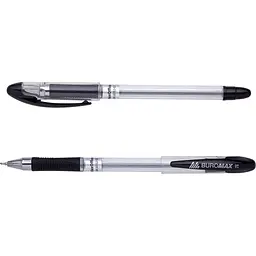 Ручка масляна Buromax MaxOFFICE чорна 0.7 мм упаковка 50 шт. (BM.8352-02)