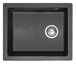 Кухонна мийка гранітна Rea Nels black ZLE-00109, Чорний - мініатюра 7