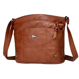 Сумка-месенжер Italian Bags Lyxi 23x10x21 см Коричневий (id_717)
