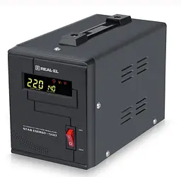 Стабілізатор REAL-EL Stab Energy-500 Чорний - мініатюра 2