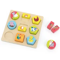Головоломка з блоків New Classic Toys Тварини (10460) - мініатюра 2