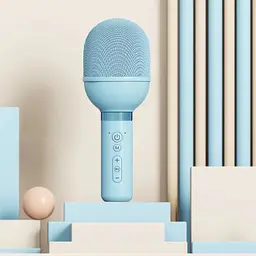 Караоке Мікрофон-колонка S8 Blue - мініатюра 2