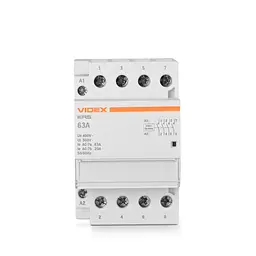 Модульний контактор 4п 63А 4НВ VF-RS-MC4O-63 VIDEX RESIST VIDEX (27915-000) - мініатюра 2