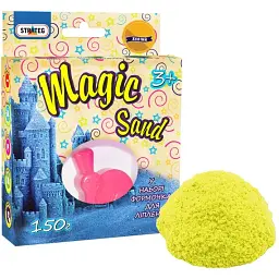 Кінетичний пісок Strateg Magic Sand з формочкою (39306)