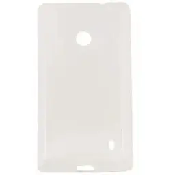 Чохол для Nokia Lumia 525 панель біло-прозора