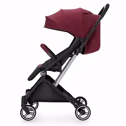 Прогулянкова коляска Kinderkraft Indy Burgundy - мініатюра 2