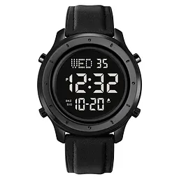Чоловічий наручний годинник 1864LBKBK Black-Black Leather Skmei acs0030526