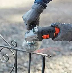 Шліфмашина кутова - болгарка мережева Black&Decker BEG220 - мініатюра 4