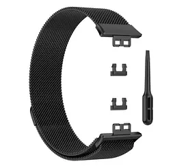 Міланський магнітний ремінець Primolux для смарт-годинника Huawei Watch Fit (TIA-B09) Black - мініатюра 4