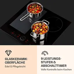 Вбудована варильна поверхня Klarstein Delicatessa 60 (10033022) - мініатюра 4