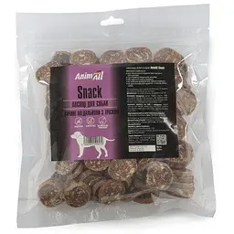 Ласощі AnimAll Snack качині медальйони з тріскою, для собак, 500 г