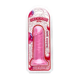 Фалоімітатор з ароматом жуйки - Toyz4lovers Delicious Dildo Bubble Gum, 15 см
