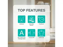 Пральна машина автоматична Gorenje WG2P84A32/UA - мініатюра 9