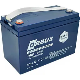 Акумулятор ORBUS CG12100 GEL 12V (12V/100Ah/1200Wh) [112066]