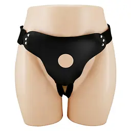 Трусики для страпону Pretty Love Harness Briefs Straps Love Spell (чорний) - мініатюра 6