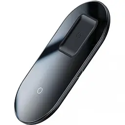 Бездротовий зарядний пристрій Baseus Simple Pro Edition 2 in 1 (Phone + Pods) 18W WXJK-C01 Black - мініатюра 5