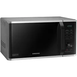 Мікрохвильова піч з грилем Samsung MG23K3515AS Stainless steel/black UA - мініатюра 3