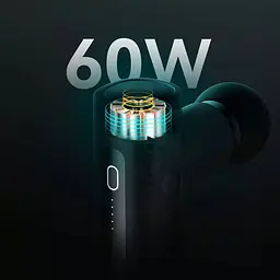 Перкусійний масажер WOLONOW Massage Gun Lite Black (FGMN-R-35) [112650] - мініатюра 5