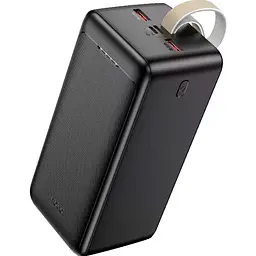 Зовнішній акумулятор Hoco J111D Smart Charge 50000mAh 30W Black [101149] - мініатюра 4