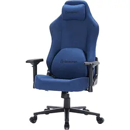 Геймерське крісло GamePro FGC750DB Fabric Dark Blue [163698] - мініатюра 3