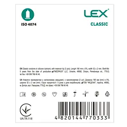 Презервативи Lex Condoms Classic 3 шт. (4820144770333) - мініатюра 2