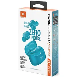Навушники JBL Tune Buds 2 Turquoise (JBLTBUDS2TQE) - мініатюра 11