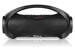 Портативна колонка 2.0 X-713 Black, 2x6 Вт, пластиковий корпус, Bluetooth REAL-EL teh0029066 - мініатюра 2