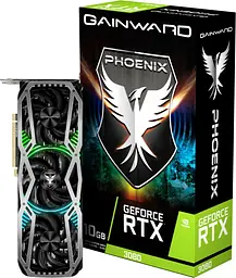 Відеокарта Gainward RTX 3080 10Gb Phoenix LHR (NED3080019IA-132AX) (GDDR6X, 320 bit, PCI-E v4.0) Б/в - мініатюра 7
