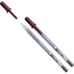 Ручка гелева Sakura Metallic Вишневий