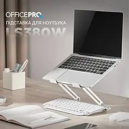 Підставка для ноутбука OfficePro White Steel (LS380W) - мініатюра 14